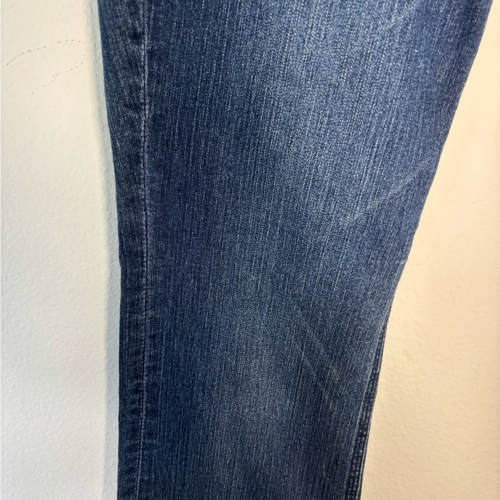 New York & Company Boot Cut Straight Classic Blue Curvy Flare Jeans sz 6 - Picture 8 of 11